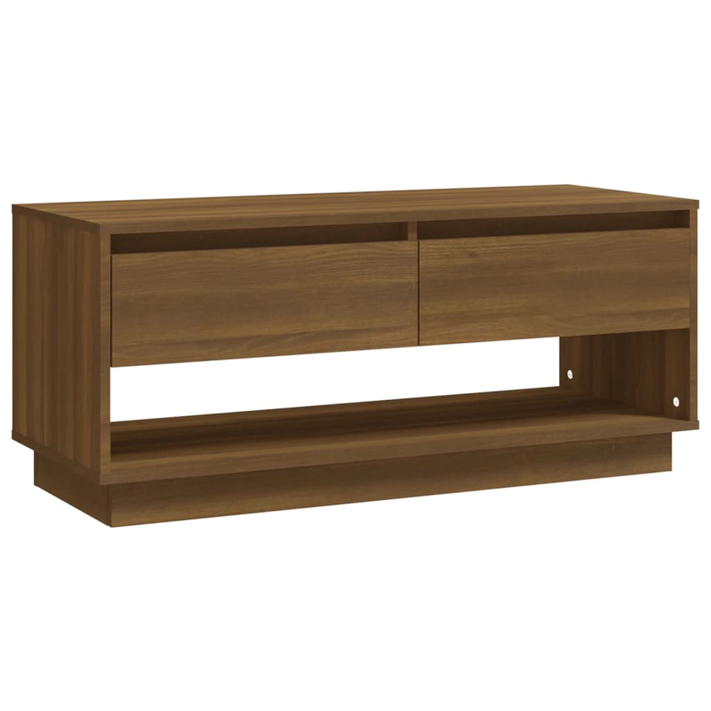 vidaXL TV skříňka hnědý dub 102 x 41 x 44 cm kompozitní dřevo