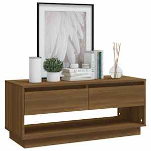 TV skříňka hnědý dub 102 x 41 x 44 cm kompozitní dřevo - obrázek 4