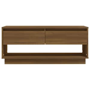 TV skříňka hnědý dub 102 x 41 x 44 cm kompozitní dřevo - obrázek 5