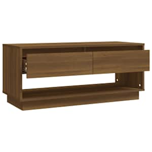 TV skříňka hnědý dub 102 x 41 x 44 cm kompozitní dřevo - obrázek 8