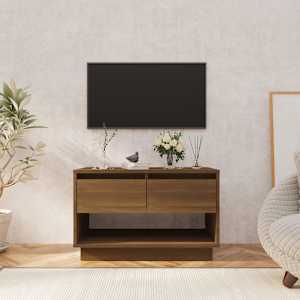 TV skříňka hnědý dub 70 x 41 x 44 cm kompozitní dřevo - obrázek 1