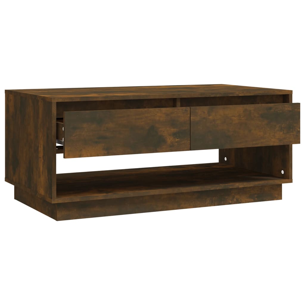 

vidaXL Salontafel 102,5x55x44 cm spaanplaat gerookt eikenkleurig