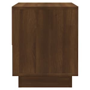 Noční stolky 2 ks hnědý dub 45 x 34 x 44 cm dřevotříska - obrázek 8