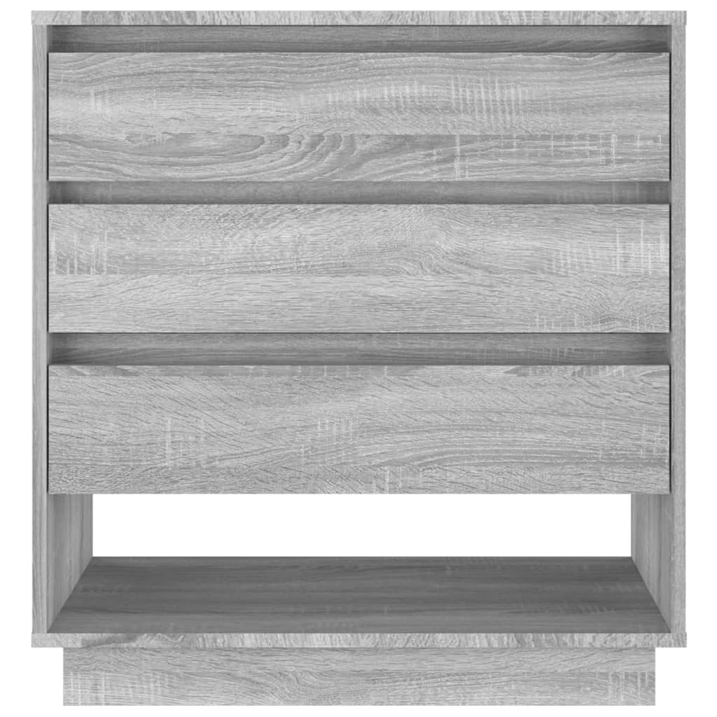 vidaXL Dressoir 70x41x75 cm spaanplaat grijs sonoma eikenkleurig