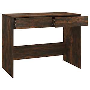 Psací stůl kouřový dub 101 x 50 x 76,5 cm dřevotříska - obrázek 7