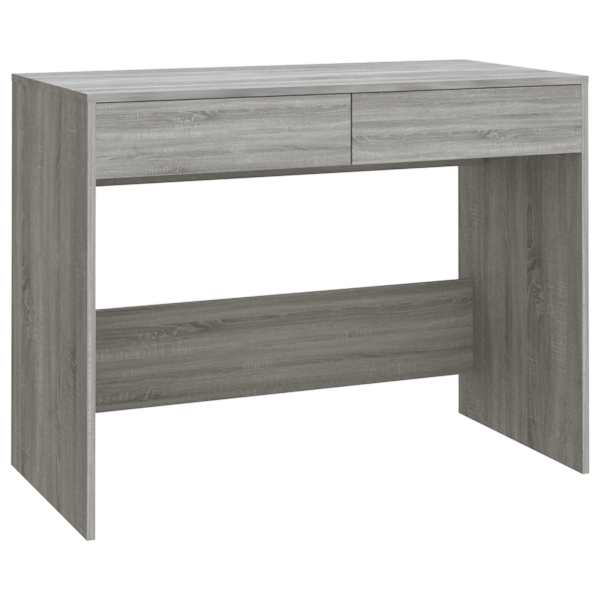 vidaXL kirjutuslaud, hall Sonoma tamm, 101x50x76,5 cm, tehispuit