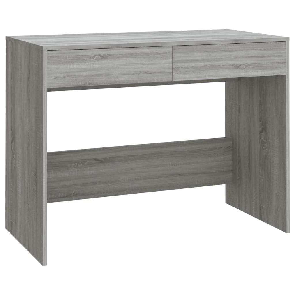 vidaXL Psací stůl šedý sonoma 101 x 50 x 76,5 cm kompozitní dřevo