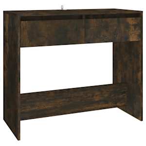 Konzolový stolek kouřový dub 89 x 41 x 76,5 cm kompozitní dřevo - obrázek 2