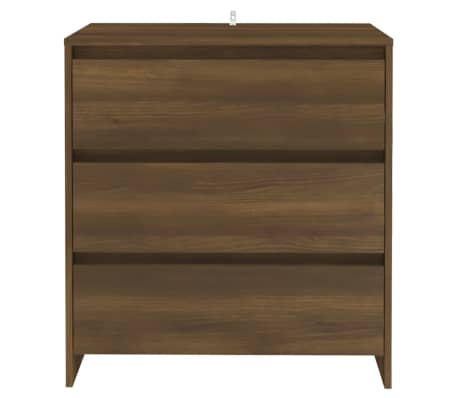 vidaXL Buffet Ch&ecirc;ne marron 70x41x75 cm Bois d'ing&eacute;nierie