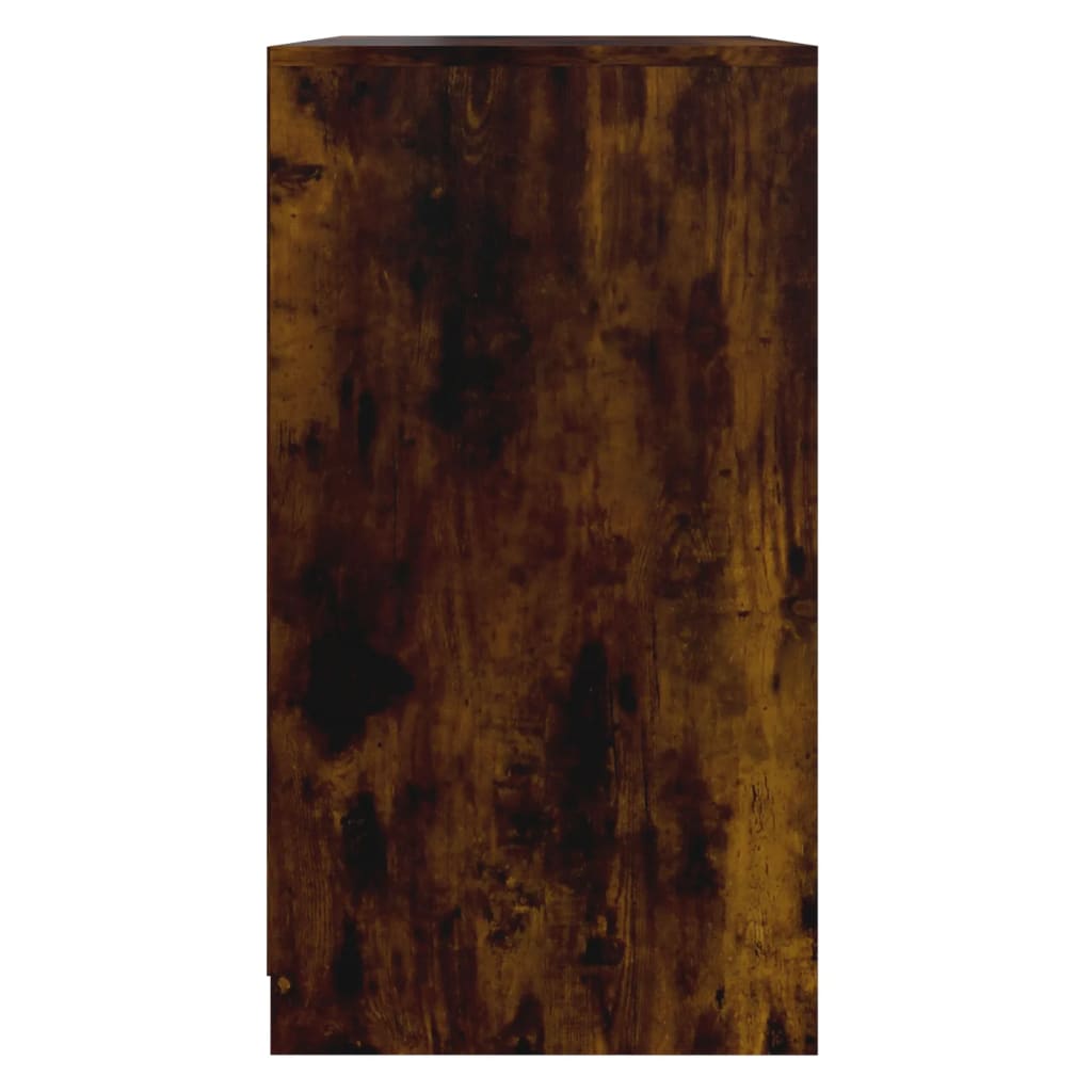 Füstös tölgyszínű forgácslap tálalószekrény 70 x 40,5 x 75 cm 