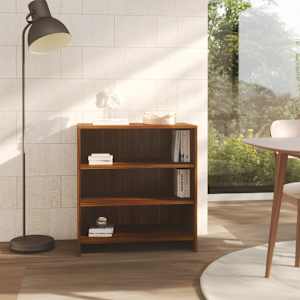 vidaXL Senkki ruskea tammi 89x41x76,5 cm tekninen puu