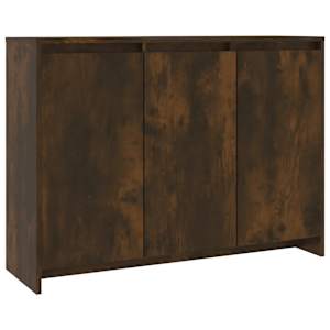 Příborník kouřový dub 102 x 33 x 75 cm kompozitní dřevo - obrázek 2
