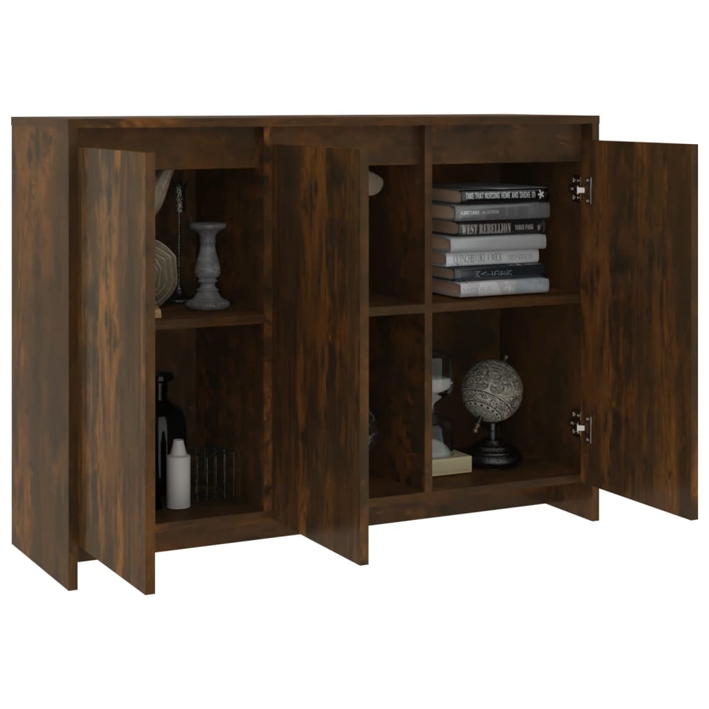 Credenza Rovere Fumo 102x33x75 Cm In Truciolato VidaXL 15 width=274