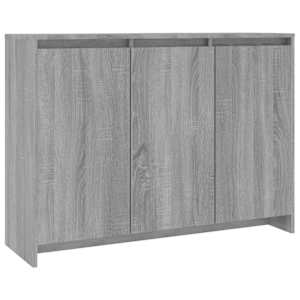 vidaXL puhvetkapp, hall Sonoma tamm, 102x33x75 cm, tehispuit