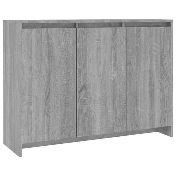 vidaXL puhvetkapp, hall Sonoma tamm, 102x33x75 cm, tehispuit