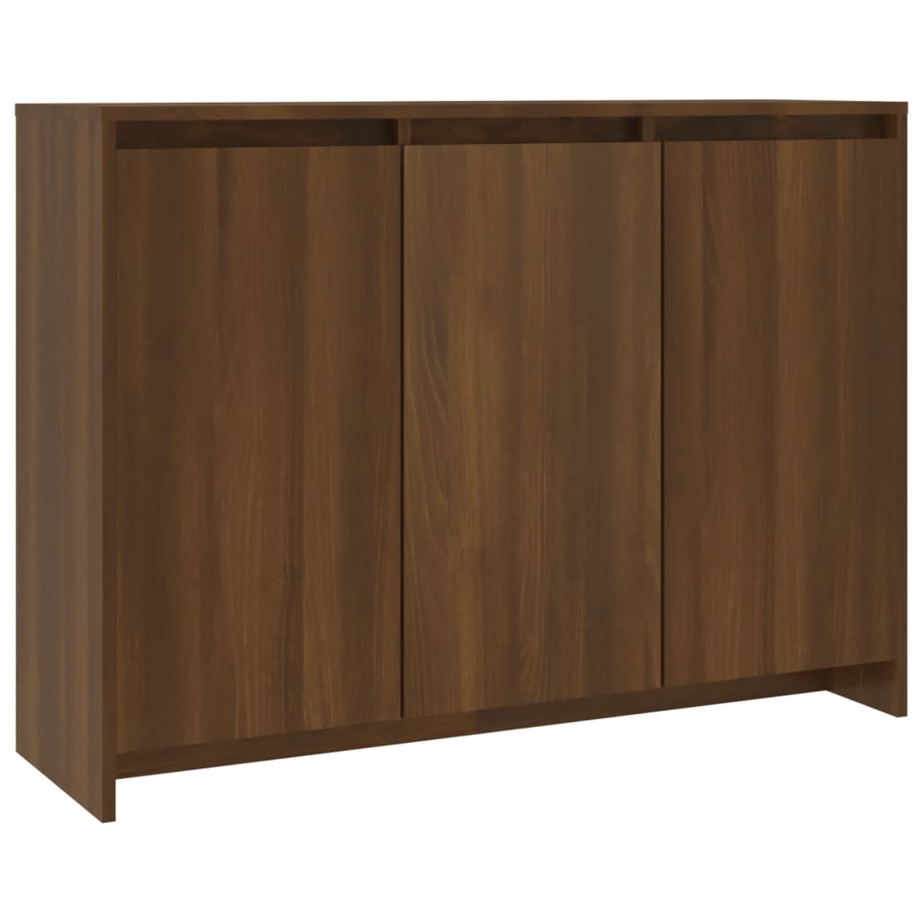 vidaXL Příborník hnědý dub 102 x 33 x 75 cm kompozitní dřevo
