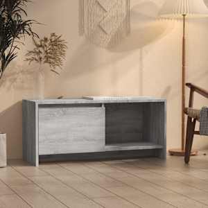 TV skříňka šedá sonoma 90 x 35 x 40 cm kompozitní dřevo - obrázek 1