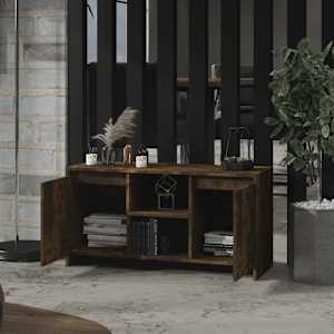 TV skříňka kouřový dub 102 x 37,5 x 52,5 cm kompozitní dřevo - obrázek 7