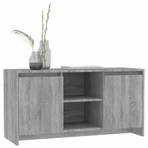 TV skříňka šedá sonoma 102 x 37,5 x 52,5 cm kompozitní dřevo - obrázek 6