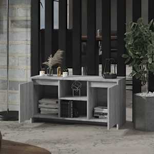 TV skříňka šedá sonoma 102 x 37,5 x 52,5 cm kompozitní dřevo - obrázek 7
