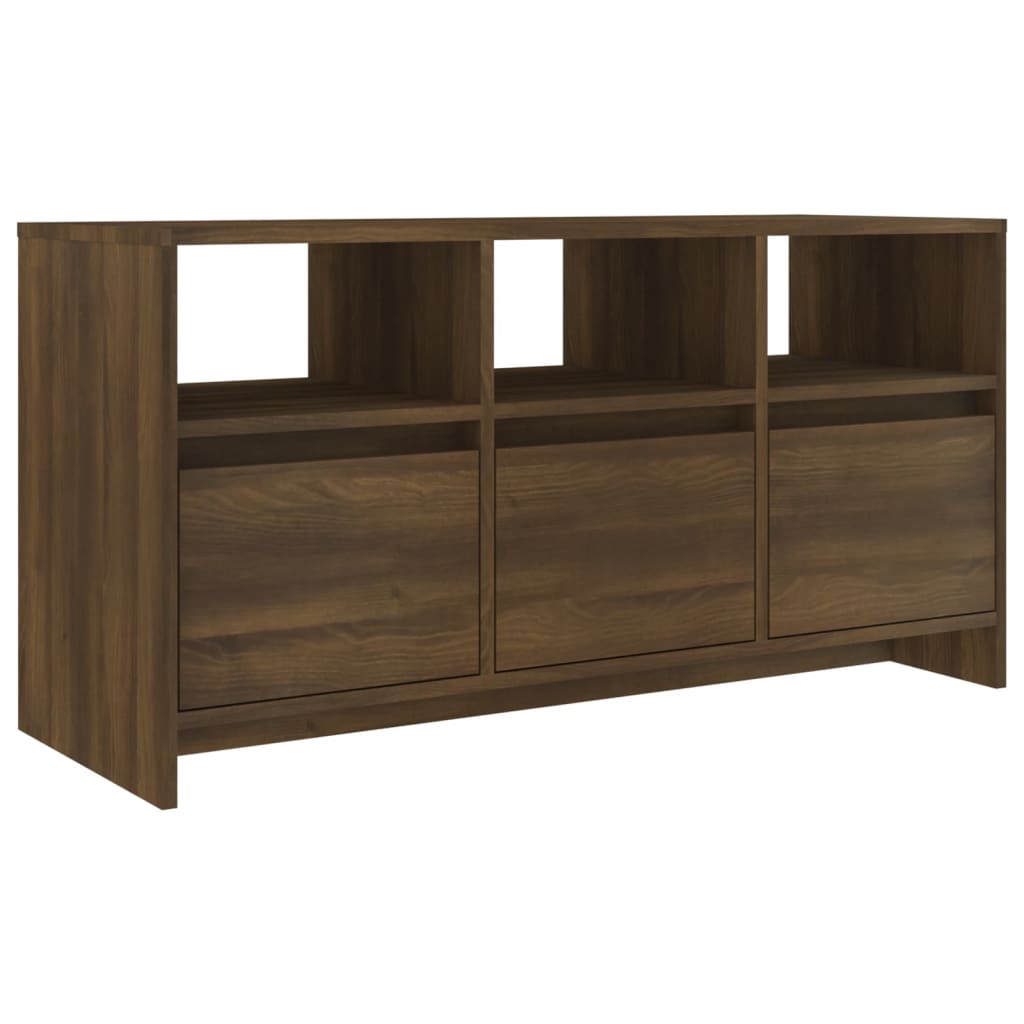 

vidaXL TV Cabinet Brown Oak 40.2"x14.8"x20.7" Engineered Wood