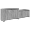 vidaXL telerikapp, hall Sonoma tamm, 146,5x35x50 cm, tehispuit
