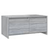 vidaXL kohvilaud, hall Sonoma tamm, 90x50x41,5 cm, tehispuit