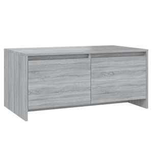 vidaXL kohvilaud, hall Sonoma tamm, 90x50x41,5 cm, tehispuit