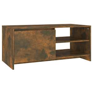 vidaXL kohvilaud, suitsutatud tamm, 102 x 50 x 45 cm, tehispuit