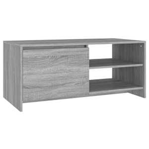 Konferenční stolek šedý sonoma 102x50x45 cm kompozitní dřevo - obrázek 2