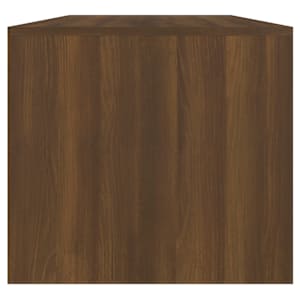 Konferenční stolek hnědý dub 102 x 50 x 45 cm kompozitní dřevo - obrázek 7