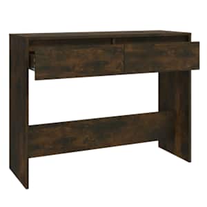 Konzolový stolek kouřový dub 100x35x76,5 cm kompozitní dřevo - obrázek 6