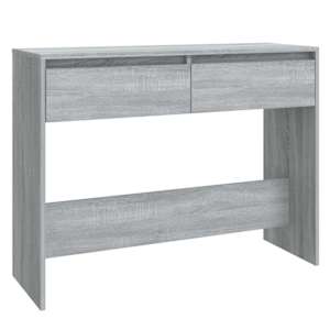 vidaXL konsoollaud, hall Sonoma tamm, 100x35x76,5 cm, tehispuit