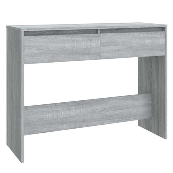 vidaXL konsoollaud, hall Sonoma tamm, 100x35x76,5 cm, tehispuit