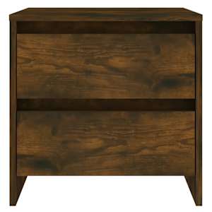vidaXL Κομοδίνο Καπνιστή Δρυς 45 x 34,5 x 44,5 εκ. από Μοριοσανίδα