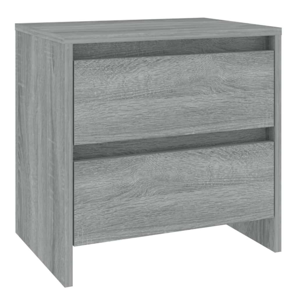 vidaXL Noční stolek šedý sonoma 45 x 34,5 x 44,5 cm dřevotříska