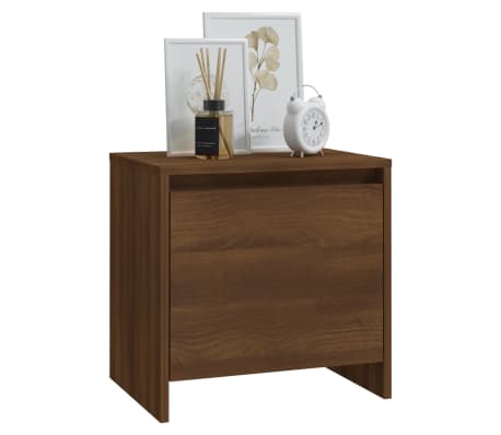 vidaXL Noćni ormarić smeđa boja hrasta 45x34x44,5cm konstruirano drvo