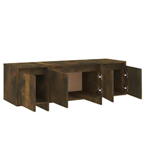 TV skříňka kouřový dub 120 x 30 x 40,5 cm kompozitní dřevo - obrázek 8