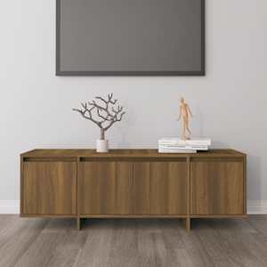 TV skříňka hnědý dub 120 x 30 x 40,5 cm kompozitní dřevo - obrázek 1