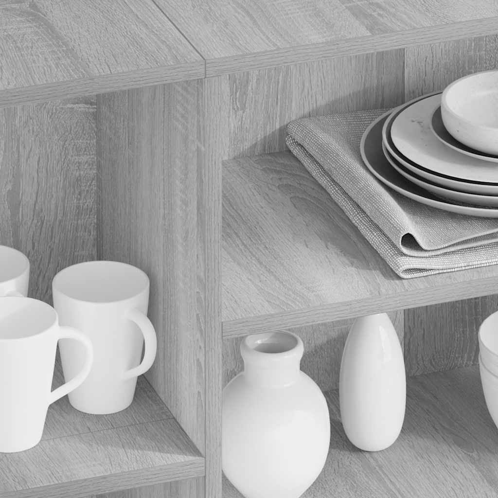 Thumbnail - vidaXL Sideboard Grau Sonoma 120x30x75 cm Holzwerkstoff