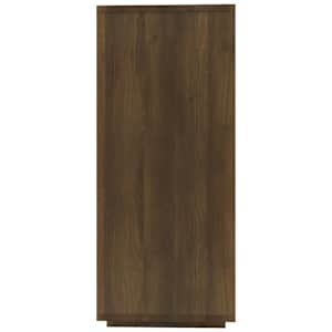Příborník hnědý dub 120 x 30 x 75 cm kompozitní dřevo - obrázek 6