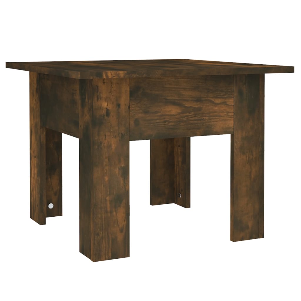 Image of vidaXL Coffee Table Smoked Oak 55x55x42 cm Engineered Wood