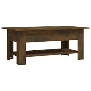 Konferenční stolek kouřový dub 102x55x42 cm kompozitní dřevo - obrázek 2