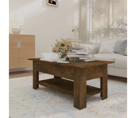 VidaXL Coffee Table 80 x 39.5 x 33.5 cm Solid Pine Wood Rustic Charm Living Room