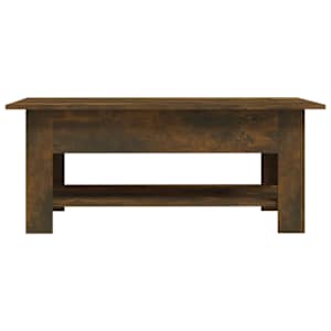 Konferenční stolek kouřový dub 102x55x42 cm kompozitní dřevo - obrázek 4