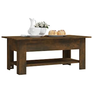 Konferenční stolek kouřový dub 102x55x42 cm kompozitní dřevo - obrázek 6