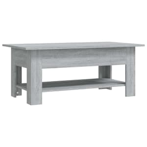 Konferenční stolek šedý sonoma 102x55x42 cm kompozitní dřevo - obrázek 2