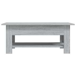 Konferenční stolek šedý sonoma 102x55x42 cm kompozitní dřevo - obrázek 4