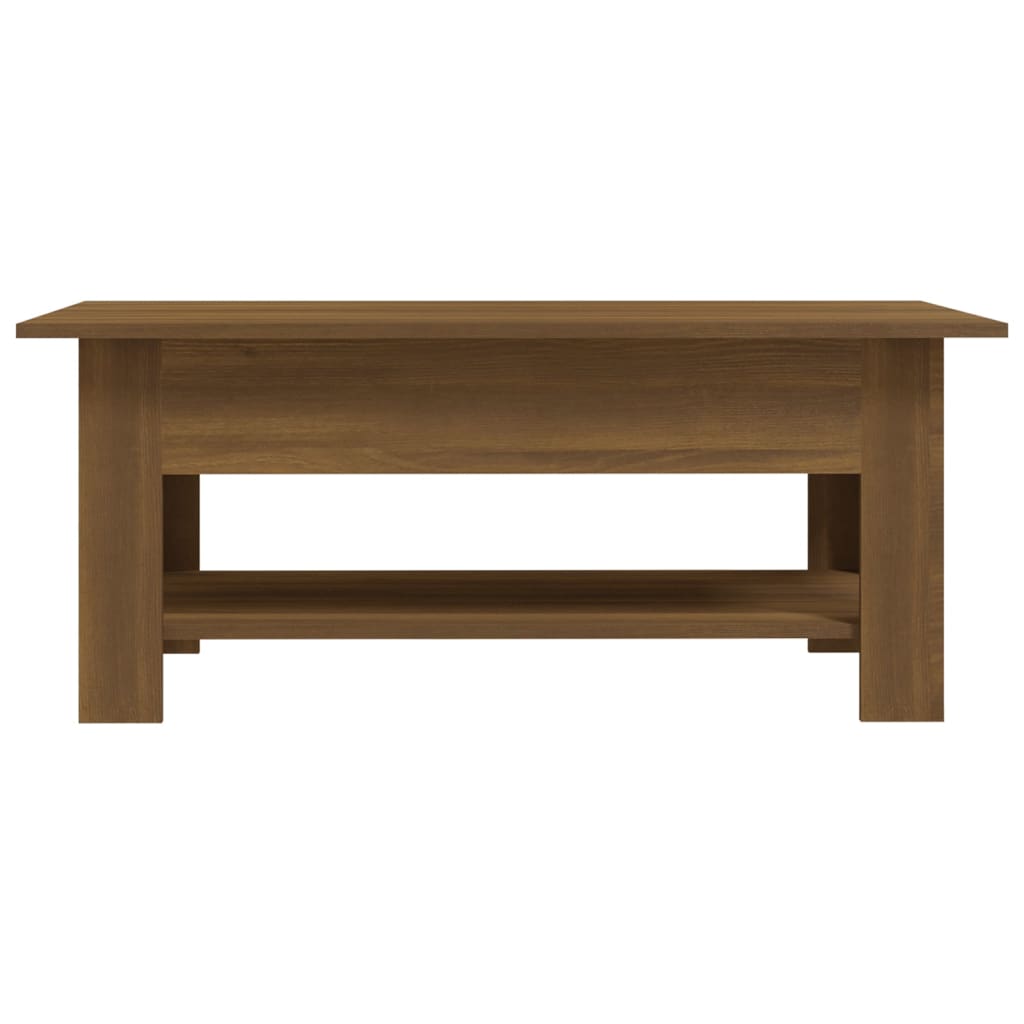 vidaXL Couchtisch Braun Eichen-Optik 102x55x42 cm Holzwerkstoff