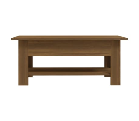 vidaXL Couchtisch Braun Eichen-Optik 102x55x42 cm Holzwerkstoff